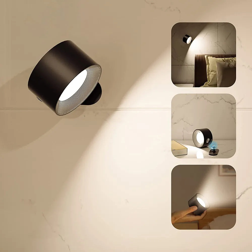 Wireless LED Wall Light for Stick-On, Flexible Wall Light for Indoor & Outdoor Use