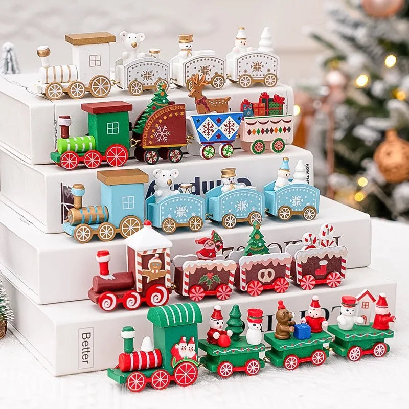 Christmas Decorative Train – Plastic Christmas Train for Festive Decoration