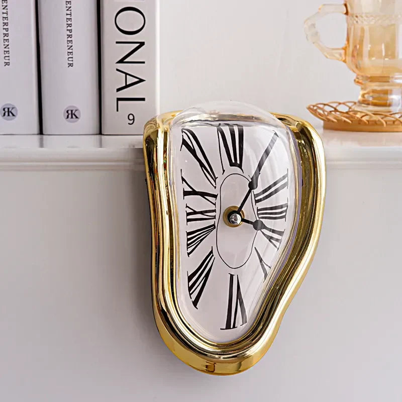 Surrealistic Melting Clock – Creative Wall Clock for Modern Interiors