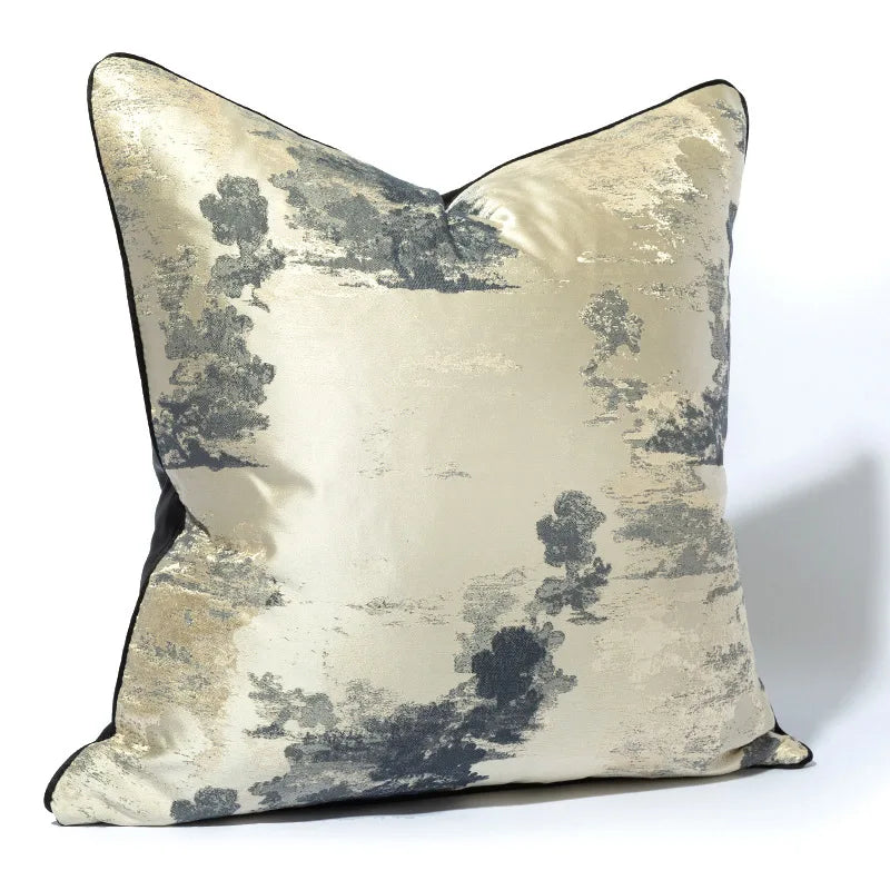 Modern Cushion Cover in Abstract Design for Living Room and Bedroom – Luxurious Decoration