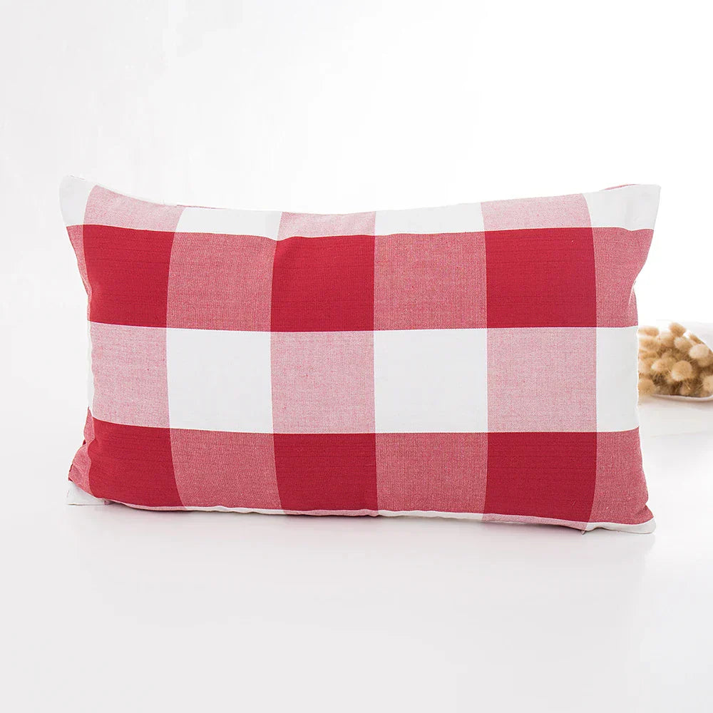 Elegant Cushion Cover for Living Room – Decorative Lumbar Pillow Case in Timeless Design