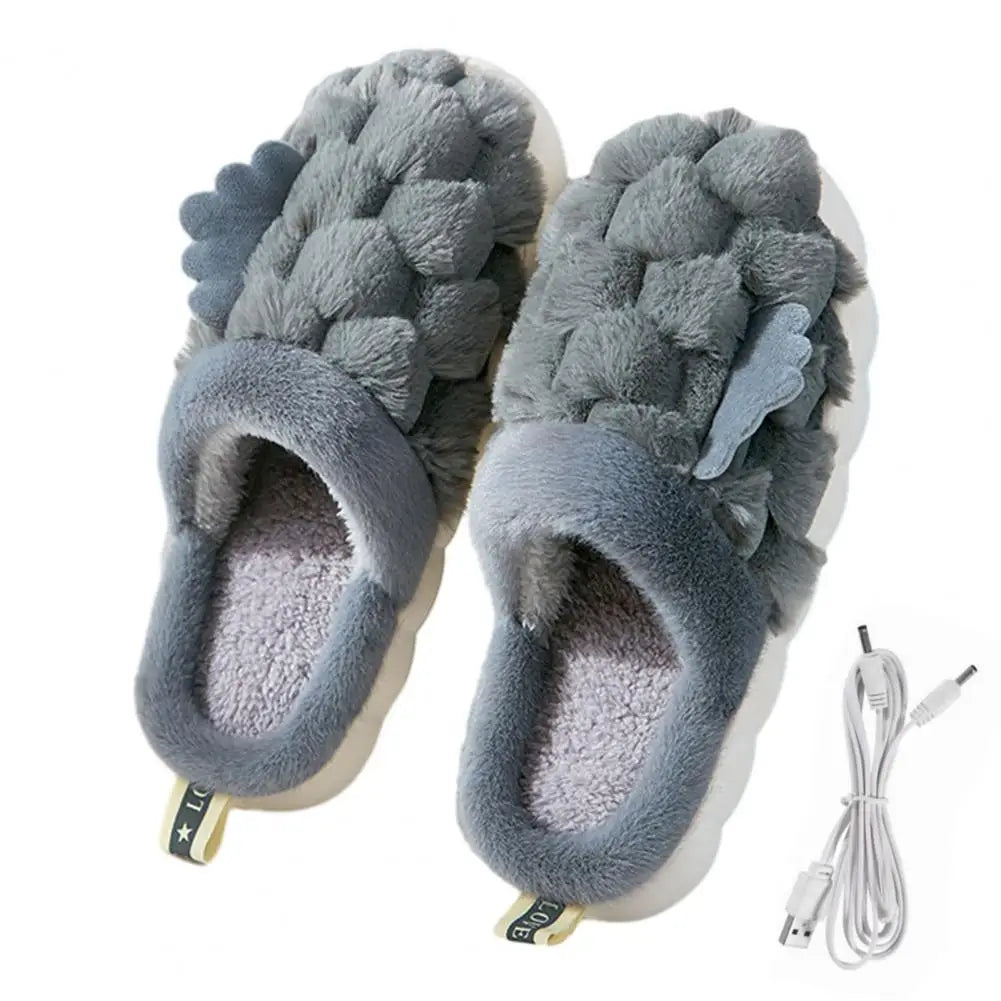 Warm Fluffy Slippers for Women – Cozy Slippers with Shared Heat, Non-Slip and Comfortable for Home, Perfect for Cold Winter Days