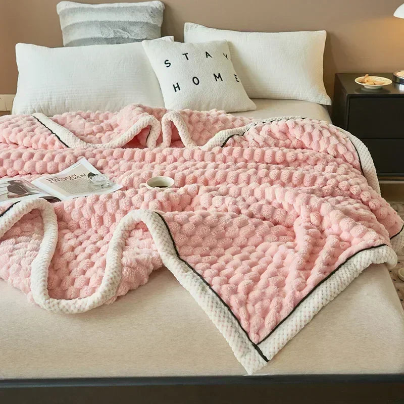 Soft Flannel Blanket – Cozy Warm Blanket for Cold Winter Days