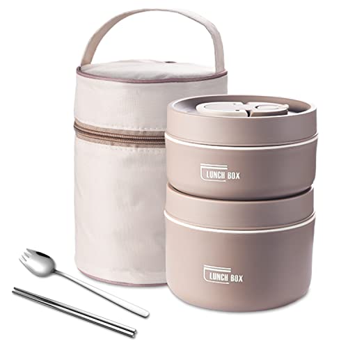 Insulated Lunch Box Set, Perfect for Work and Travel, Multi-Layer Food Containers