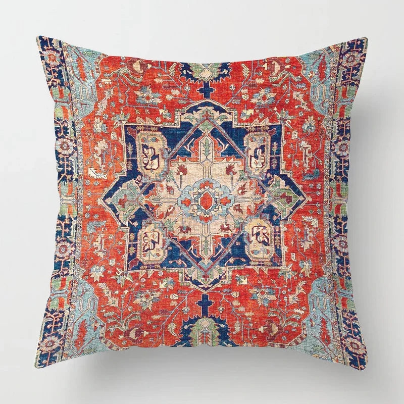 Moroccan Cushion Cover with Oriental Pattern – Decor for Living Room and Office, High-Quality Cushion Cover in Boho Style for Sofa and Seating Area