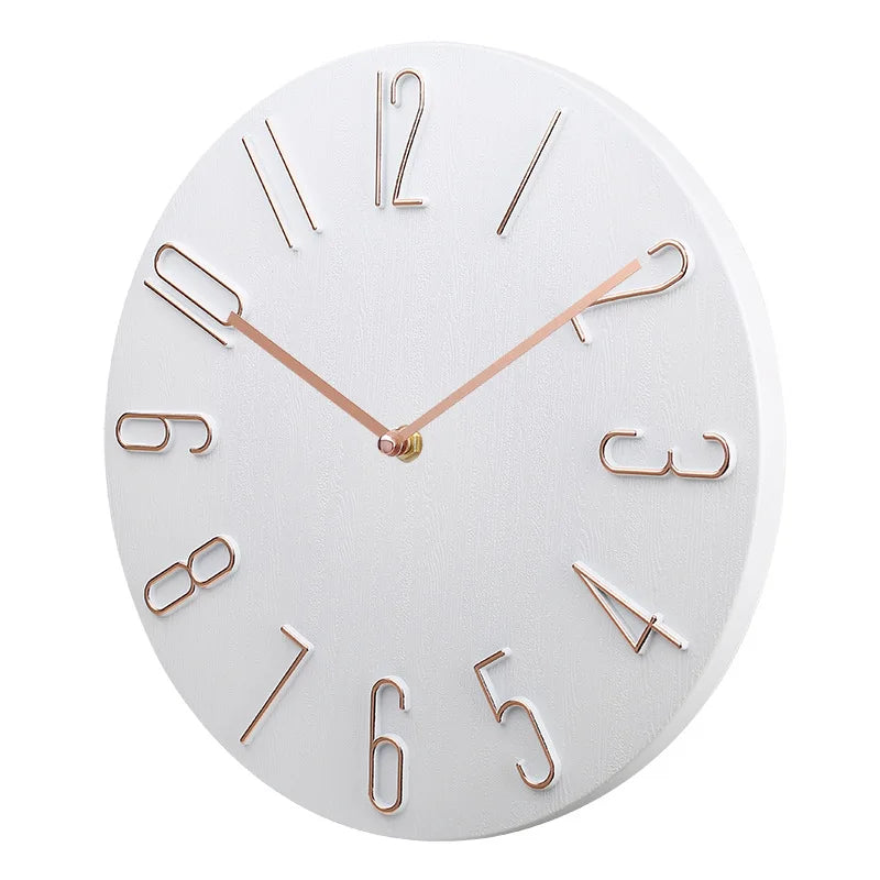 Modern Ultra-Silent Wall Clock – Timeless Design for Living Room or Office