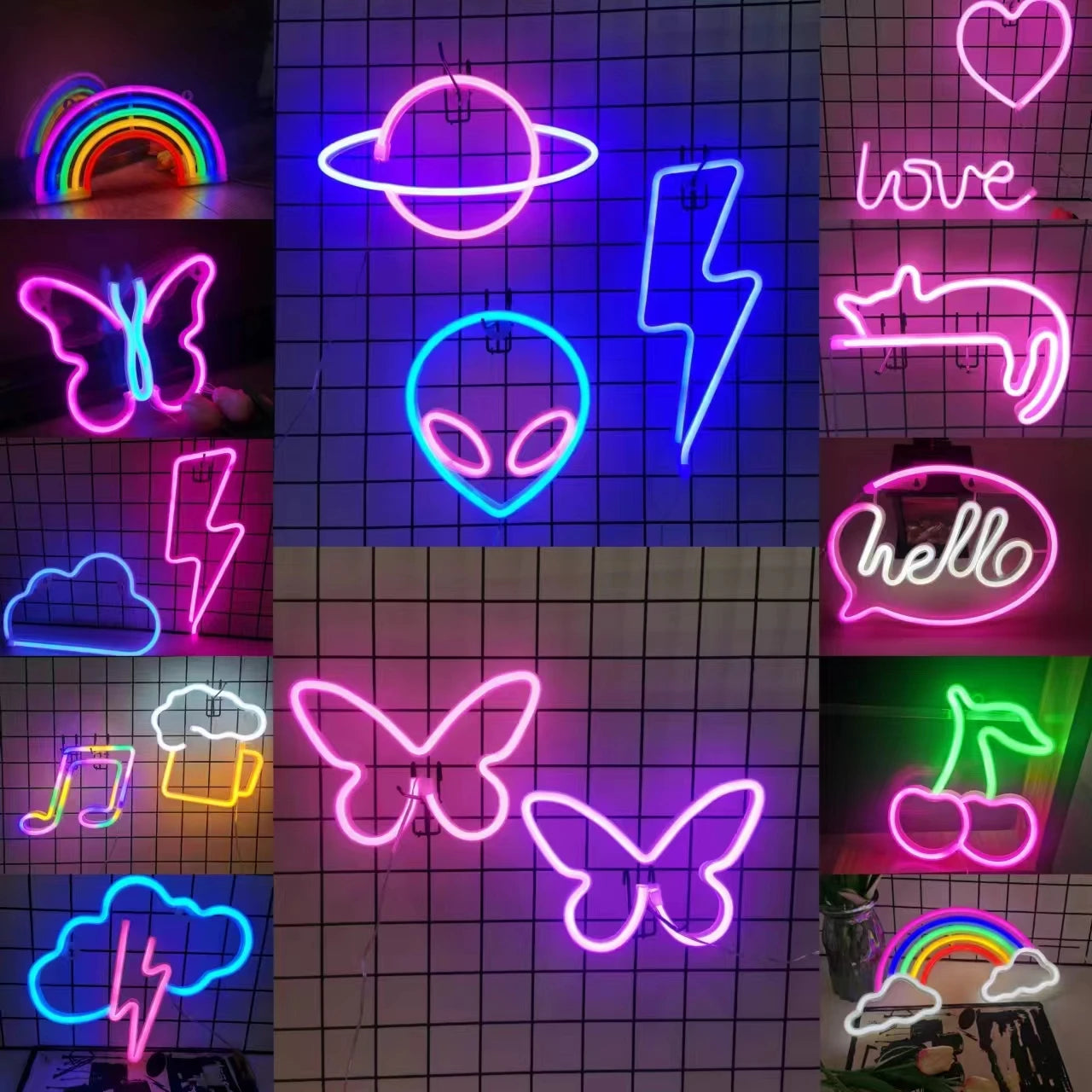 USB & Battery-Powered LED Neon Sign