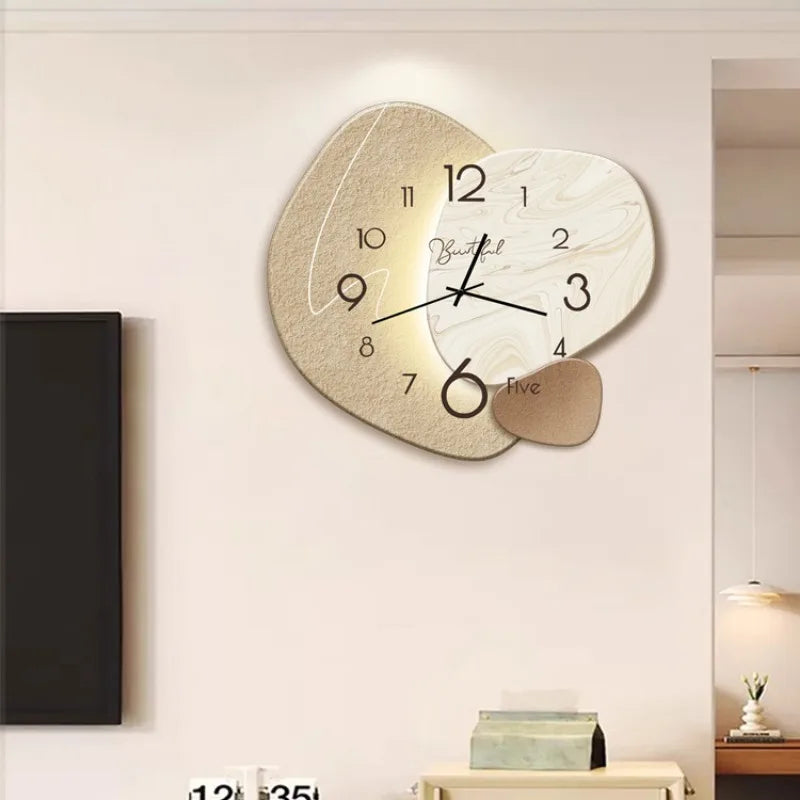 Modern Design Wall Clock for Living Room – Stylish, Silent Wall Clock for Elegant Room Design