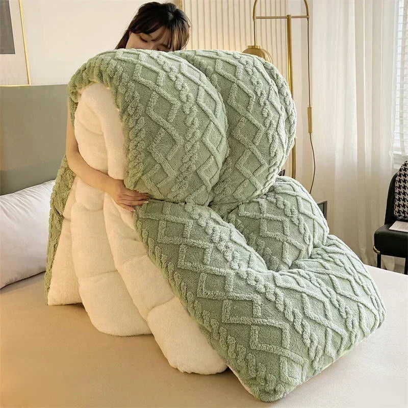Super Cozy & Thick Winter Bed Weighted Blanket