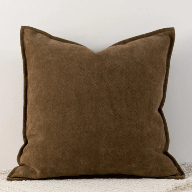 Simple Chenille Cushion Cover for Living Room & Bedroom Decoration – Soft Cushion Cover for Modern Home