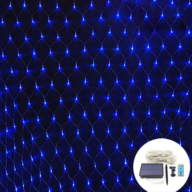 LED Net Lights for Outdoor and Indoor – Colourful Christmas Lighting Net