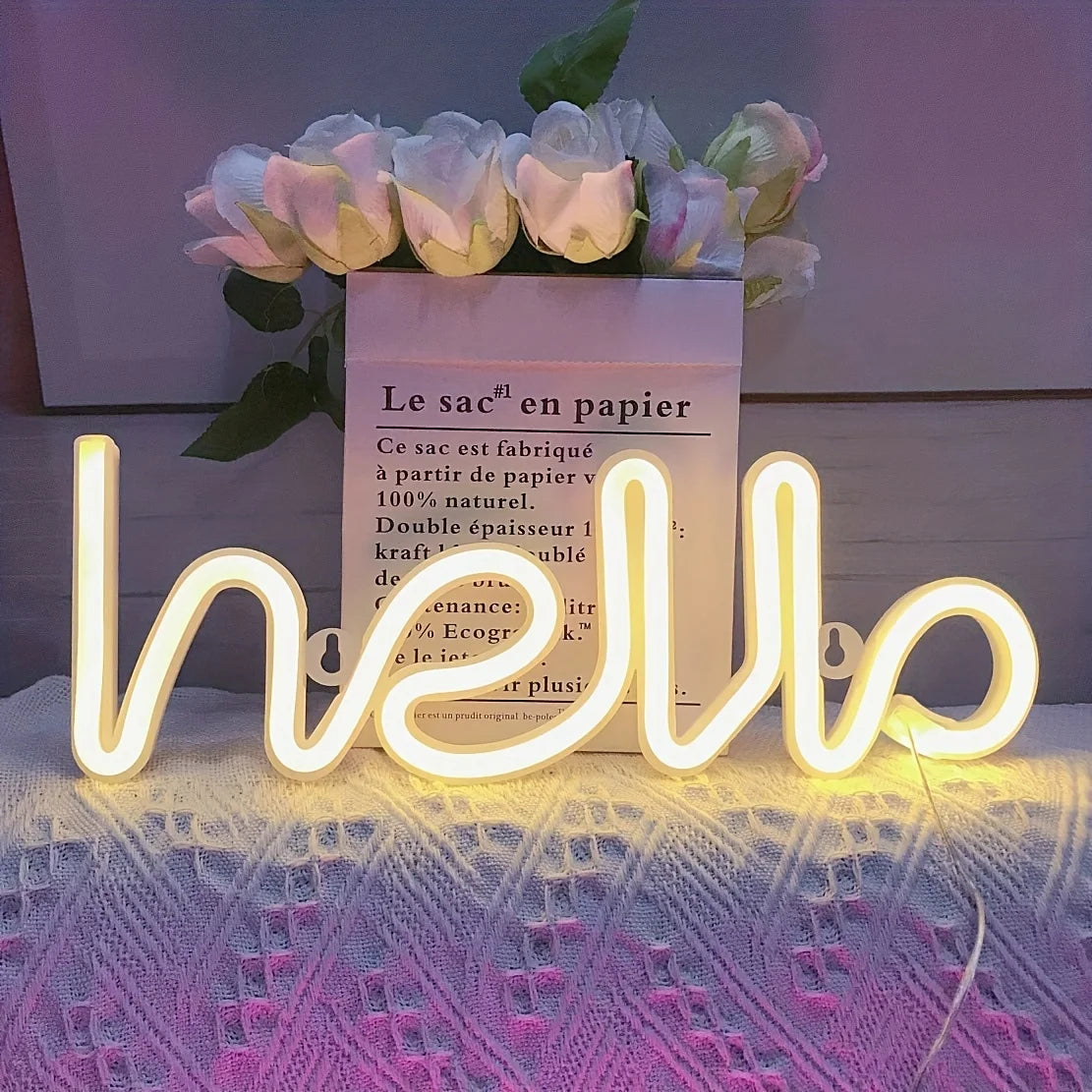 Bold & Vibrant Neon LED Wall Light