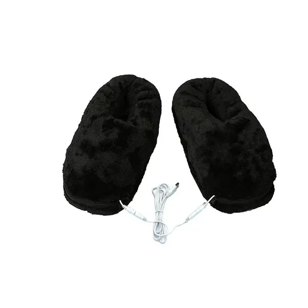 USB Heated Slippers – Warm Slippers for Men and Women, Ideal for Winter, Cozy Foot Warmers with Heating Function for Home