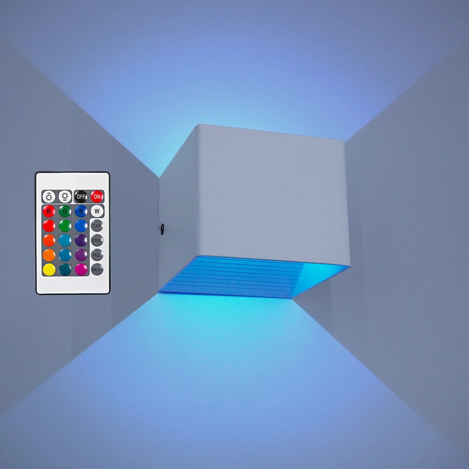 Smart Remote-Control LED Wall Light