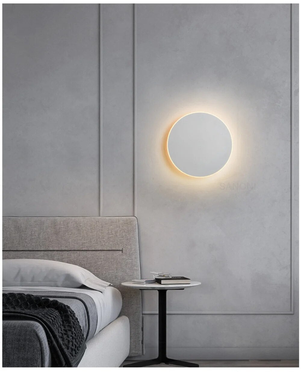 Modern LED Wall Lamp Round for Indoor - Stylish Wall Lighting