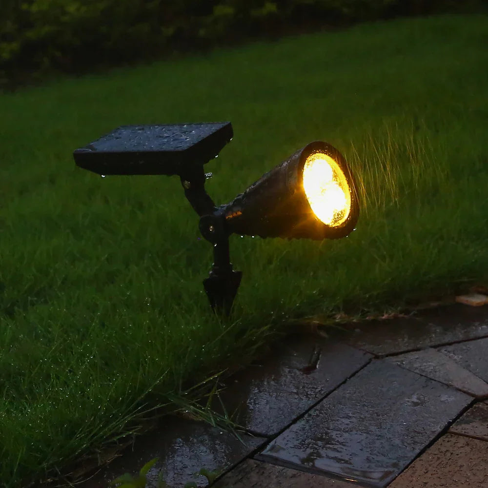 Solar LED Lawn Spotlight for Garden - Waterproof Outdoor Lighting, Energy Efficient, Ideal for Paths and Beds