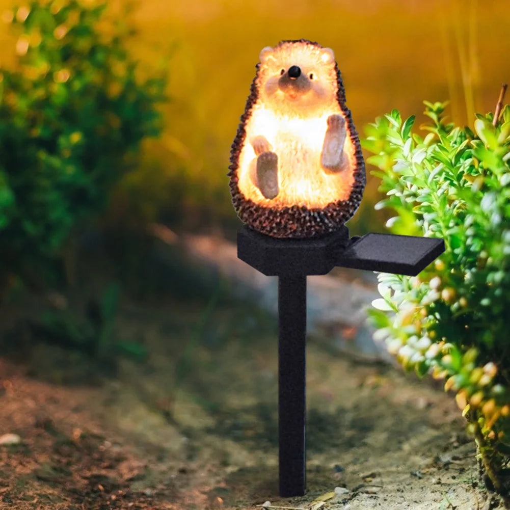 Solar Hedgehog Garden Light – Cute LED Decoration for Outdoors, Solar Animal Figure