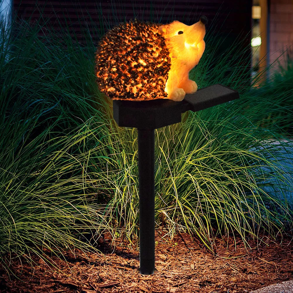 Solar Hedgehog Garden Light – Cute LED Decoration for Outdoors, Solar Animal Figure