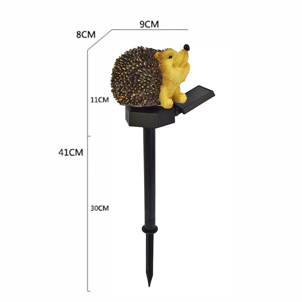 Solar Hedgehog Garden Light – Cute LED Decoration for Outdoors, Solar Animal Figure