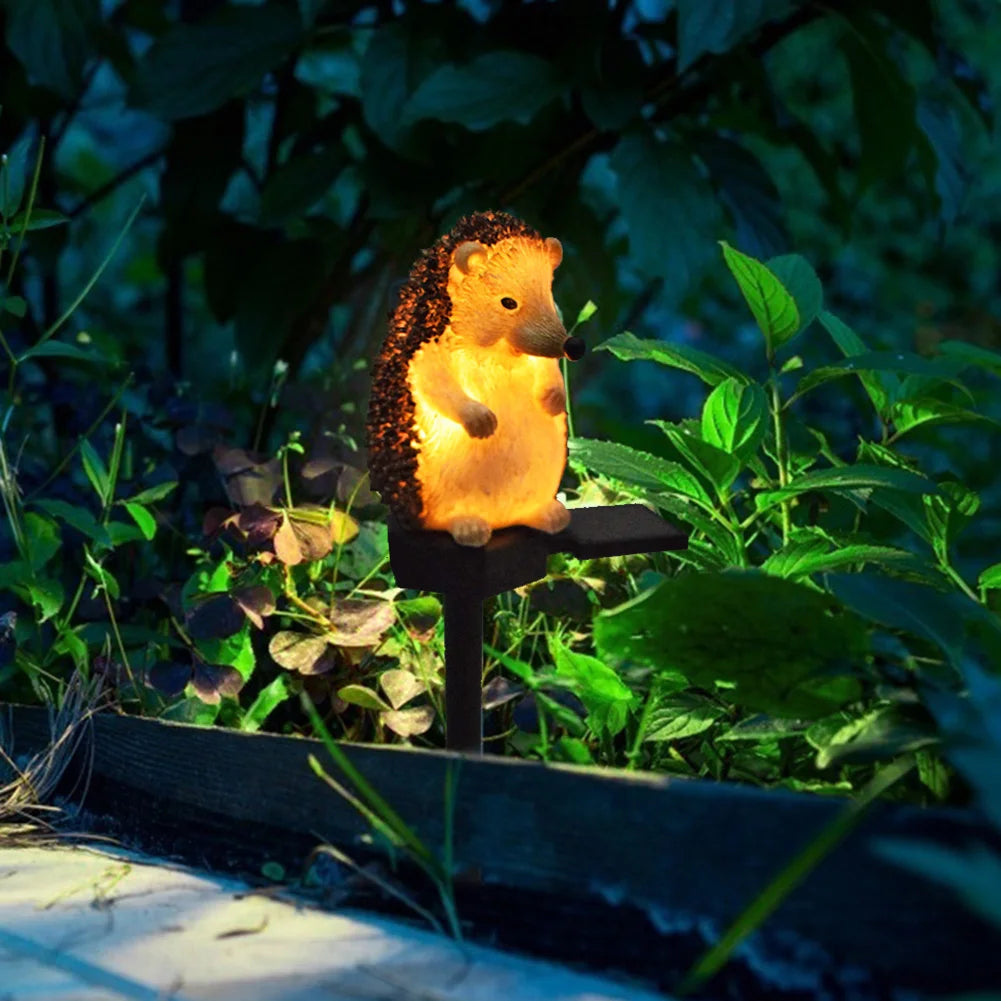 Solar Hedgehog Garden Light – Cute LED Decoration for Outdoors, Solar Animal Figure