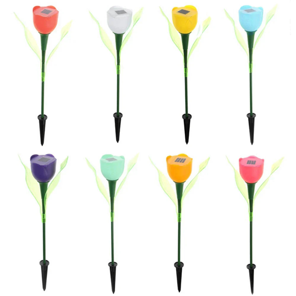 Solar Tulip Lights for the Garden – Illuminating LED Decoration for Outdoor Use