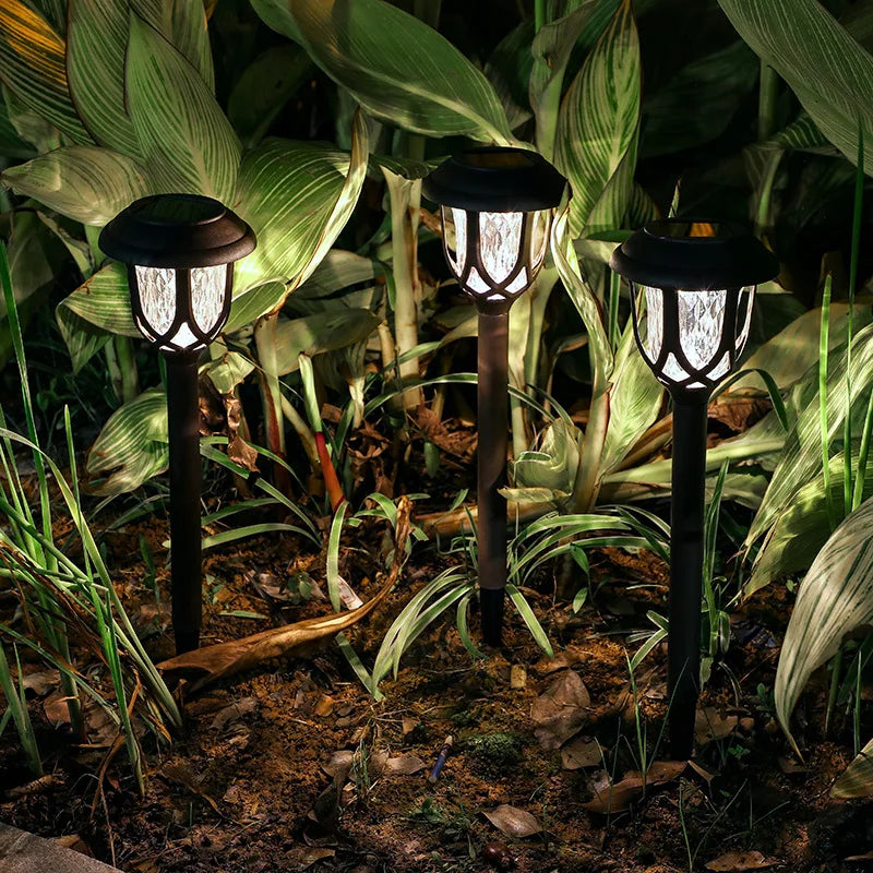 Solar LED Path Lighting for Garden and Yard – Decorative Outdoor Lights for Ground Illumination