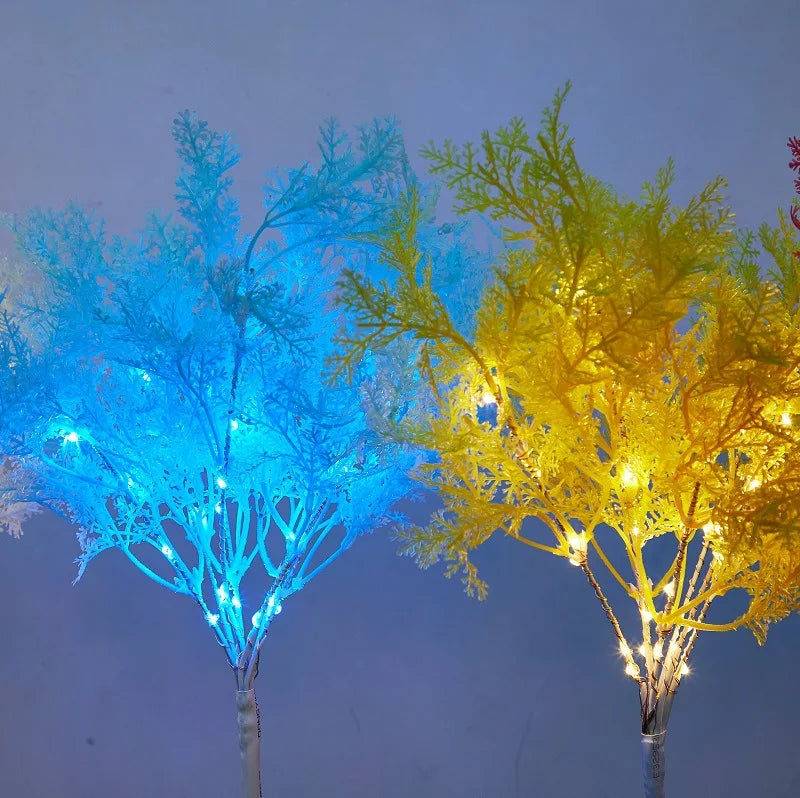 Solar LED Tree Lights for Garden - Colourful Decorative Lights for Outdoor Use, Waterproof, Energy Efficient