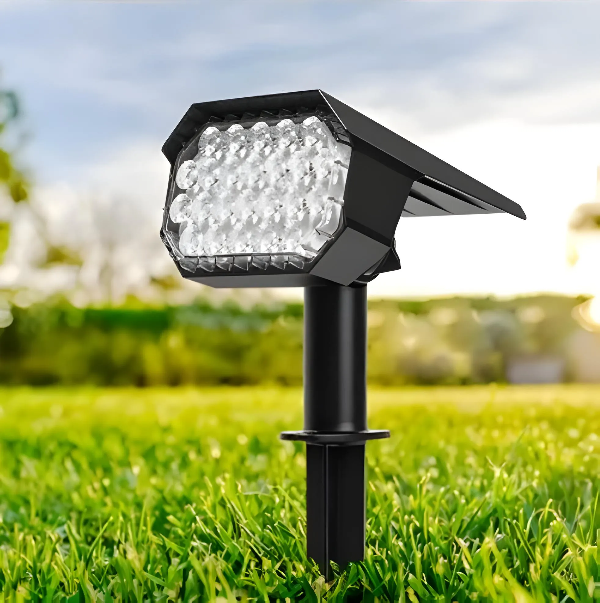 Energy-Saving Solar Garden Light for Outdoors - Waterproof and Weatherproof, Ideal for Pathways and Garden Lighting