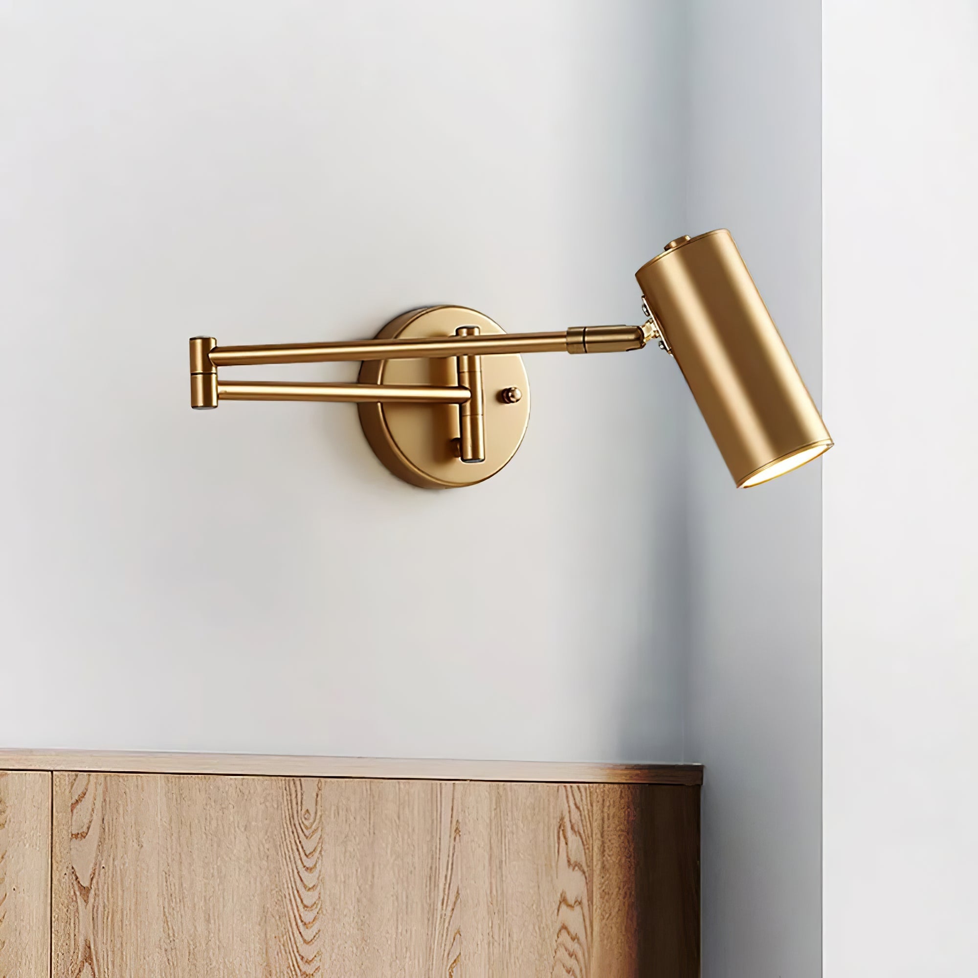 Modern Wall Light with Adjustable Arm