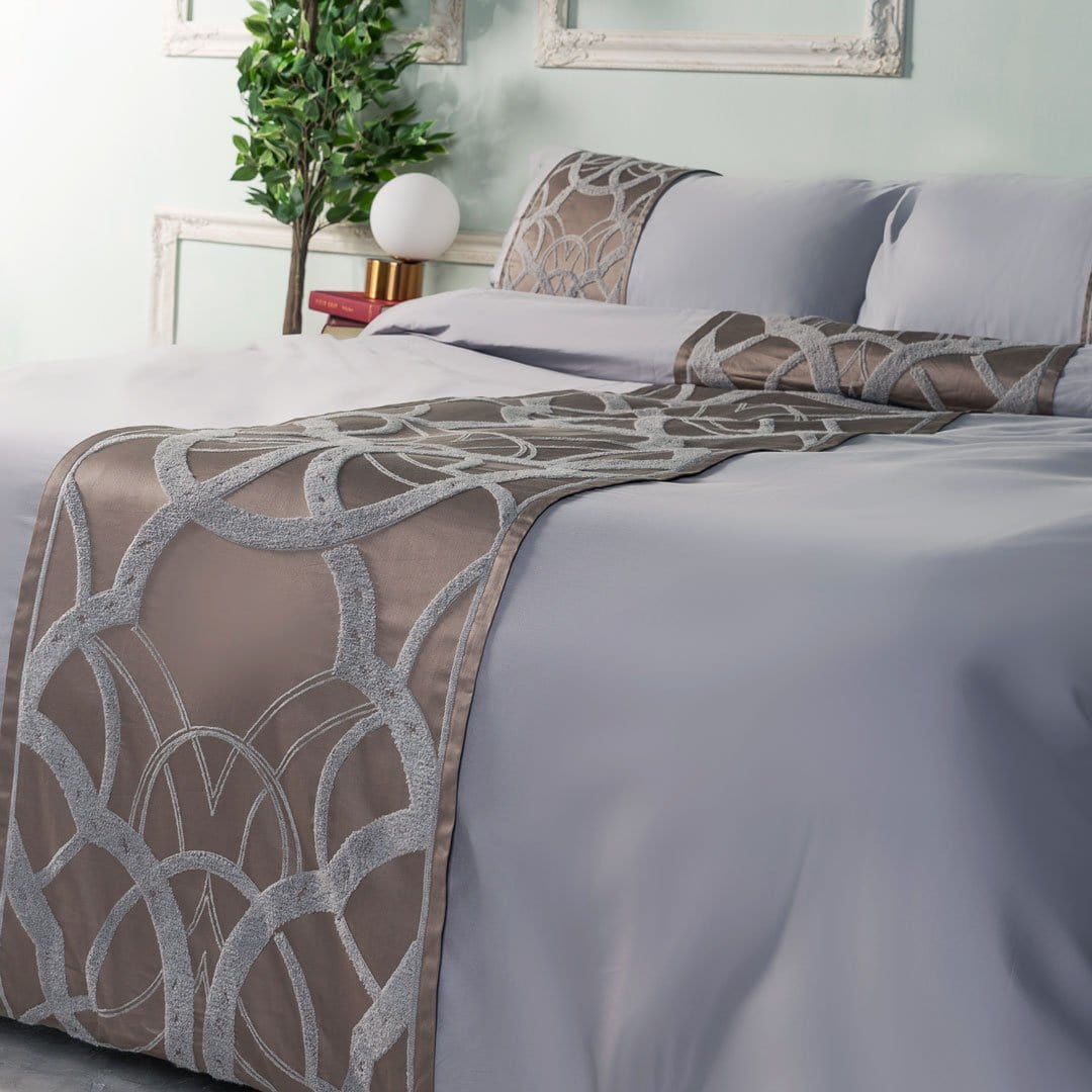 Luxurious Bedding Set with Geometric Design Made from High-Quality Cotton – Exclusive Sleep Comfort for a Stylish Bedroom