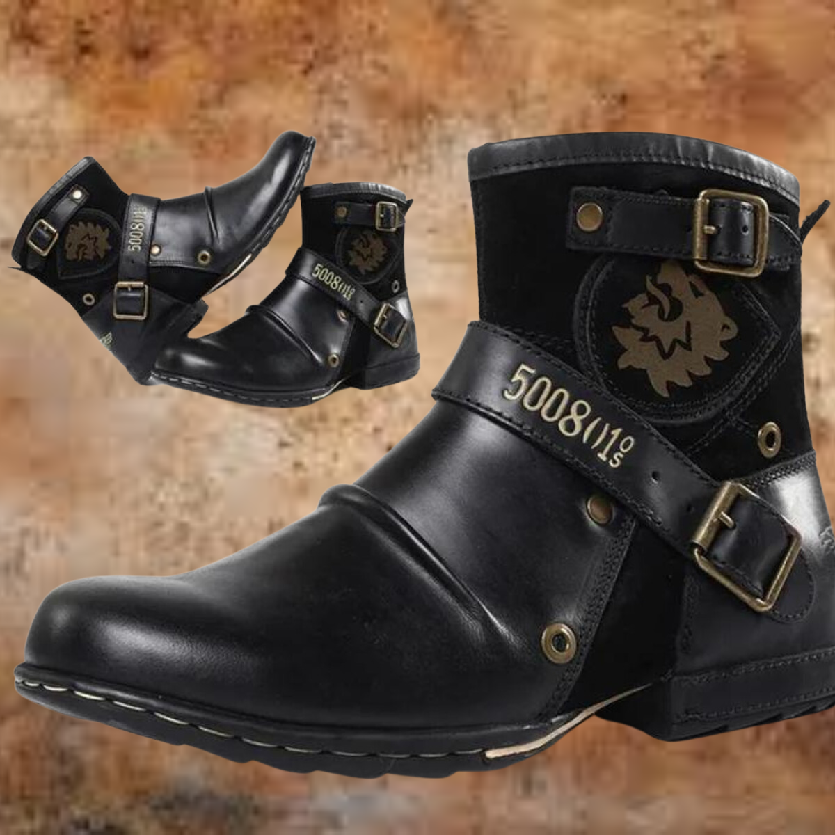 Men's Buckle Winter Boots | Vintage