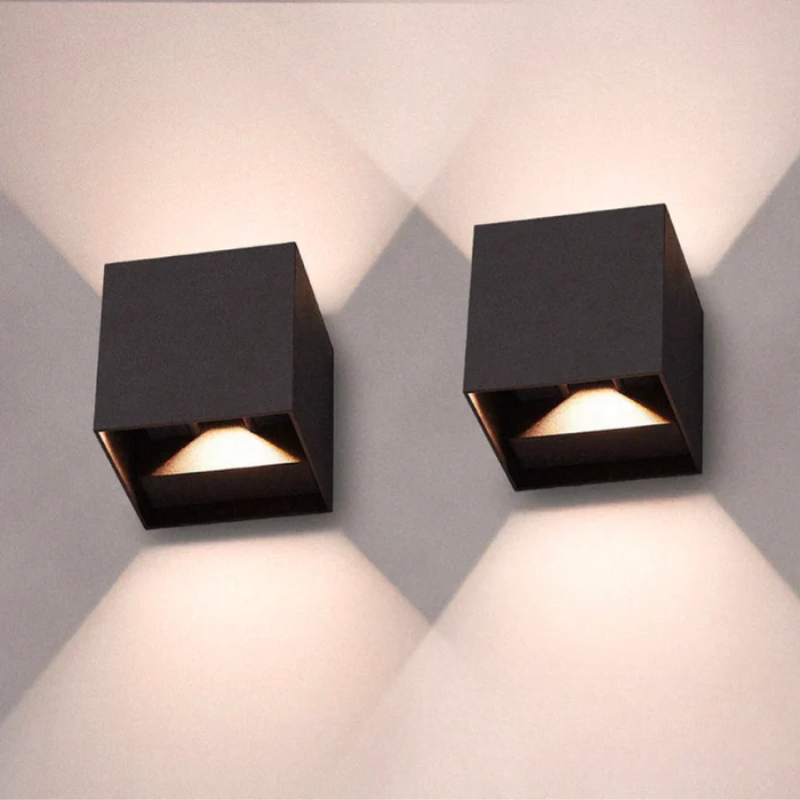 Modern LED Wall Light in Cube Design, Minimalist Wall Lamp for Hallway & Living Room