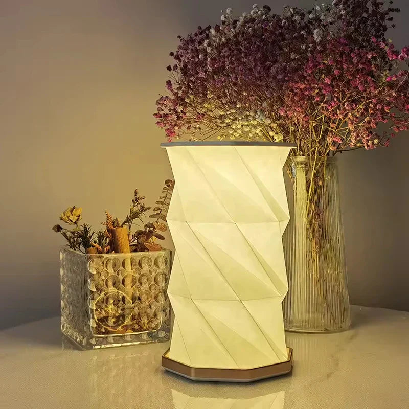 Rechargeable Crystal Table Lamp – Elegant LED Decorative Light for Living Room and Bedroom