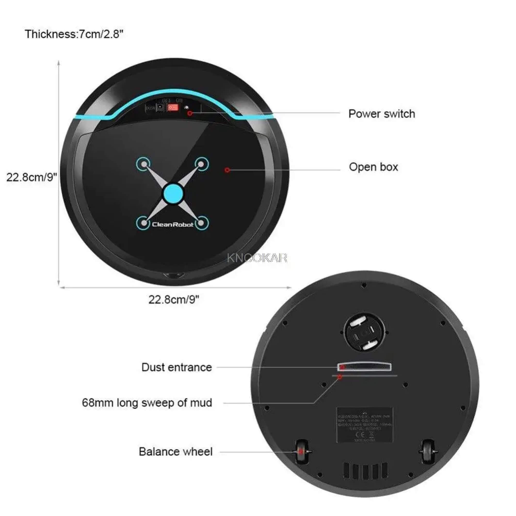 Hands-Free Smart Robot Vacuum