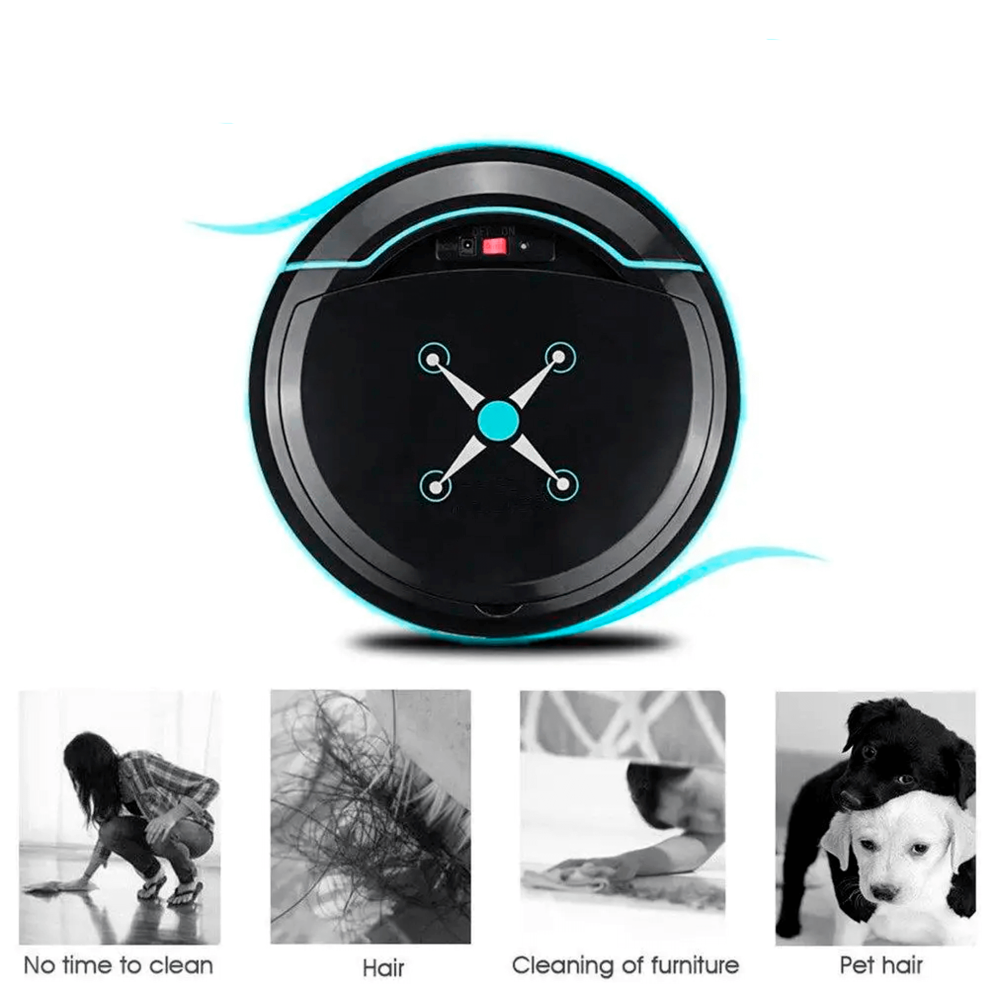 Hands-Free Smart Robot Vacuum