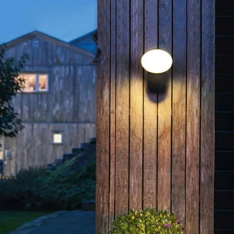 Modern LED Porch Light with Motion Sensor - Waterproof Outdoor Lighting, Energy Saving, Ideal for Patio and Entrance