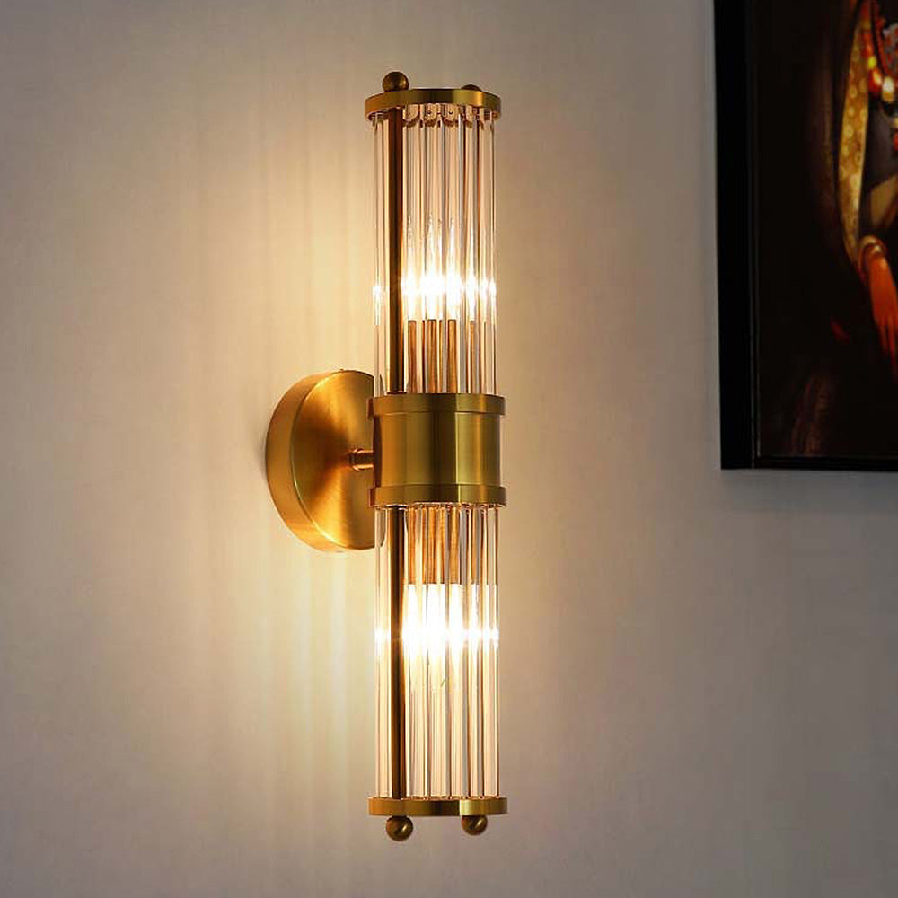 Classic Wall Lamp in Gold – Luxurious Lighting for Bathroom and Hallway