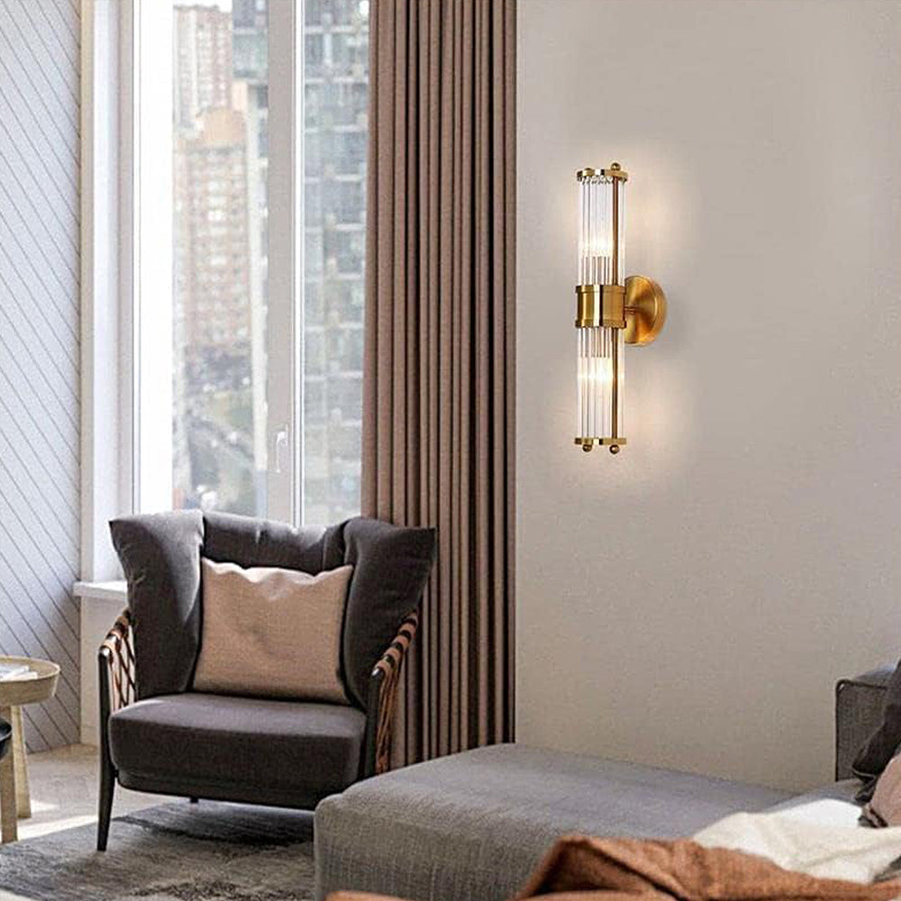 Classic Wall Lamp in Gold – Luxurious Lighting for Bathroom and Hallway