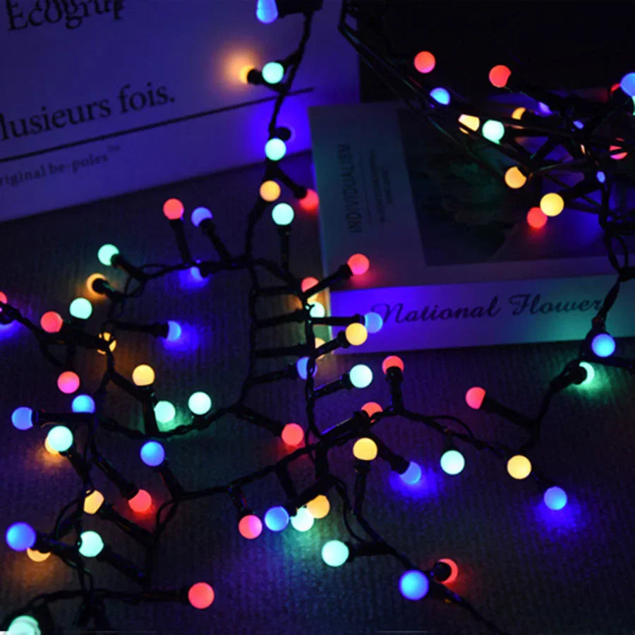 Waterproof LED String Lights for Outdoors – Coloured Christmas and Garden Lighting