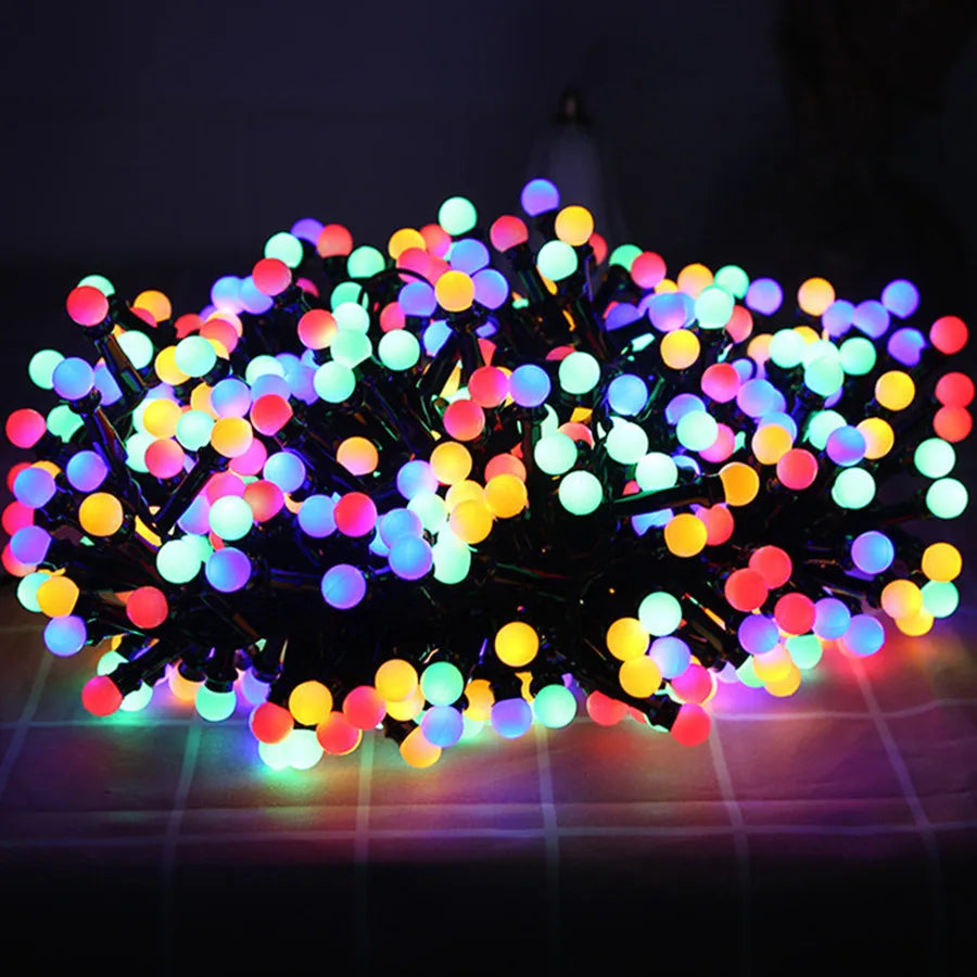 Waterproof LED String Lights for Outdoors – Coloured Christmas and Garden Lighting