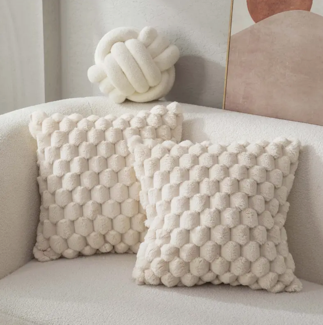 Textured Soft Cushion Cover