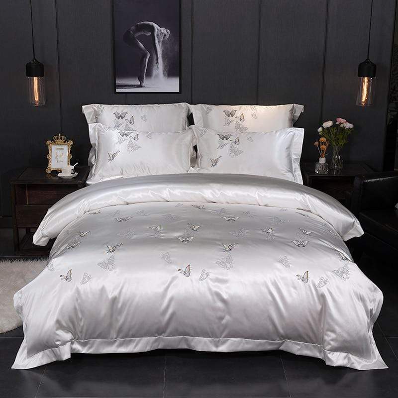 Luxurious Egyptian Cotton Bedding Set – Elegant Design for Premium Sleep Comfort