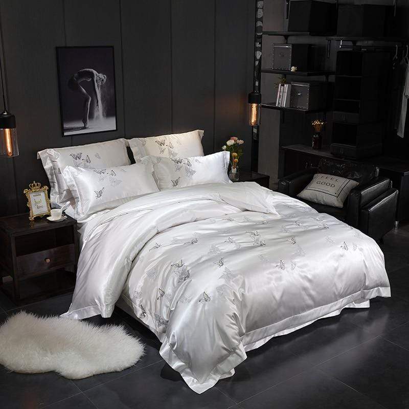 Luxurious Egyptian Cotton Bedding Set – Elegant Design for Premium Sleep Comfort