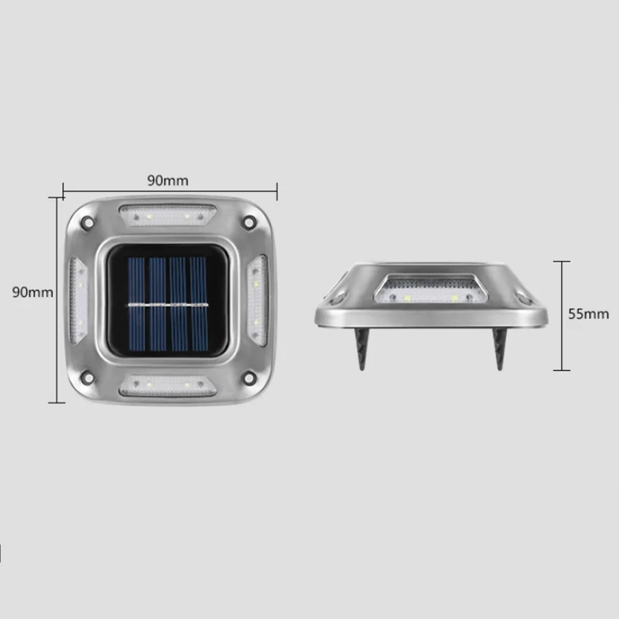 Solar LED Path Light for Outdoors - Weatherproof and Energy-Saving Ground Light, Ideal for Paths and Driveways