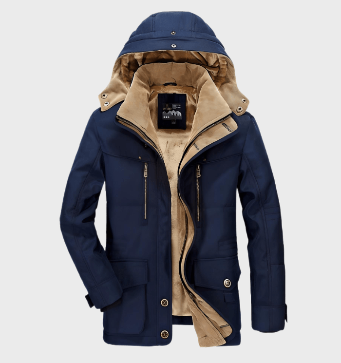 Men's Zip Up Winter Jacket | Hooded