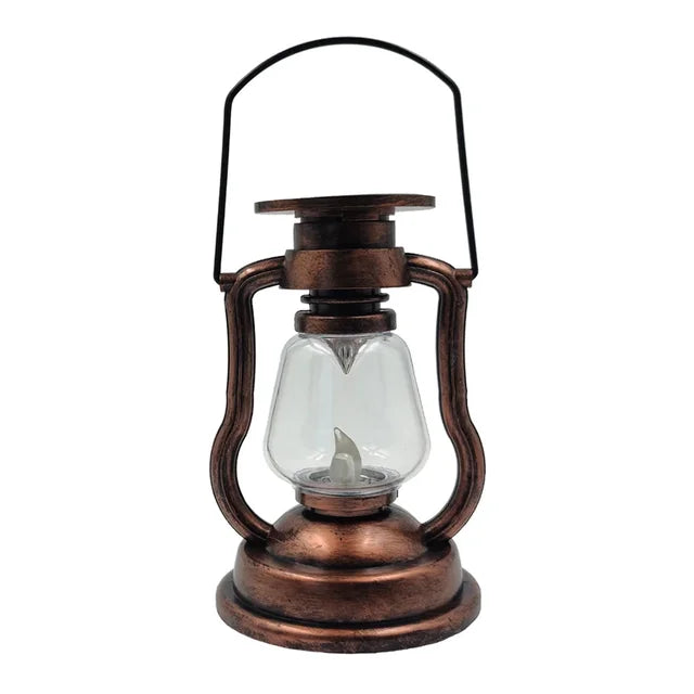 Retro Solar Lantern – Vintage Style for Outdoor Camping, Garden and Balcony, Weatherproof and Energy Efficient