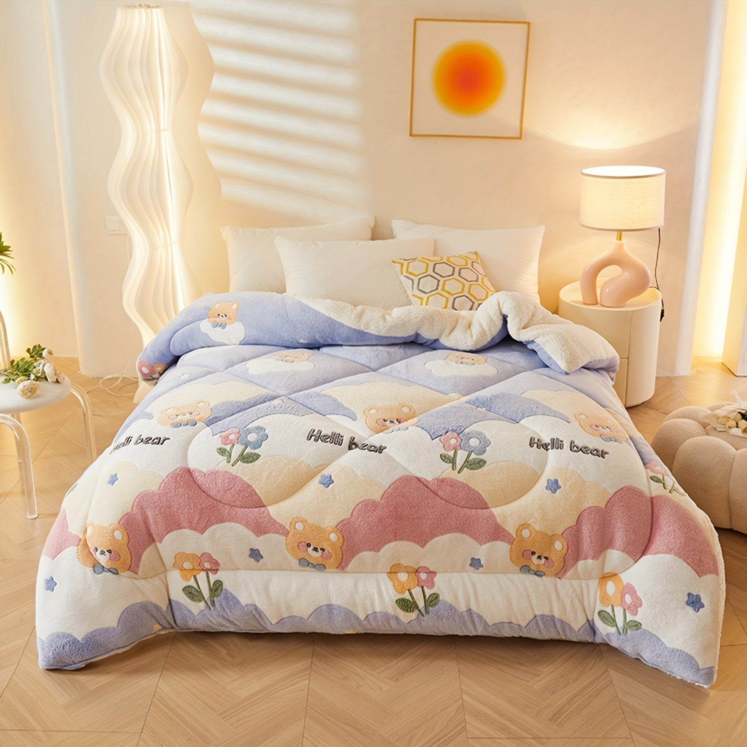 Elegant Blanket with Floral Design – Soft, Warm Blanket for Cozy Nights