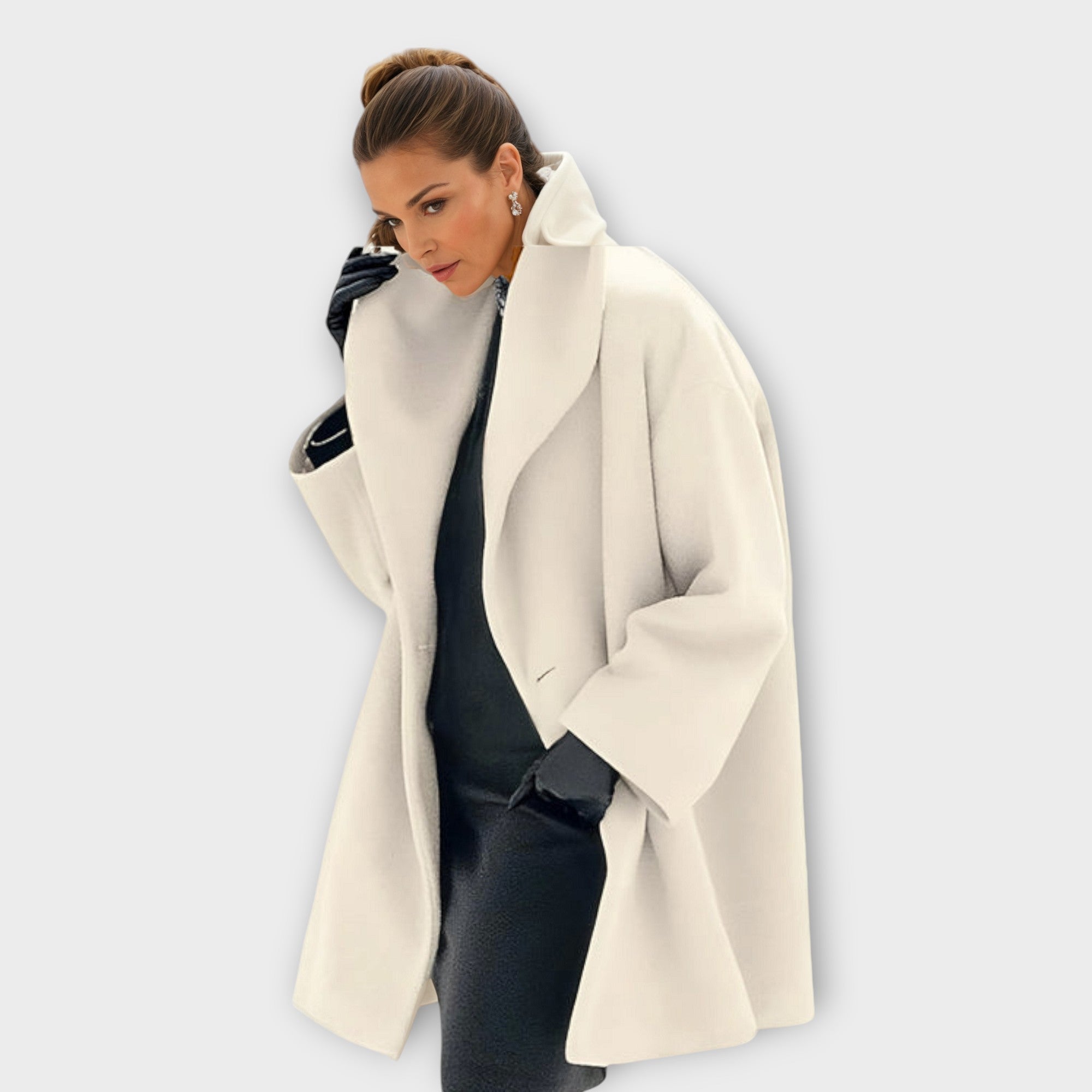 Women's Long Sleeve Winter Coat | Oversized