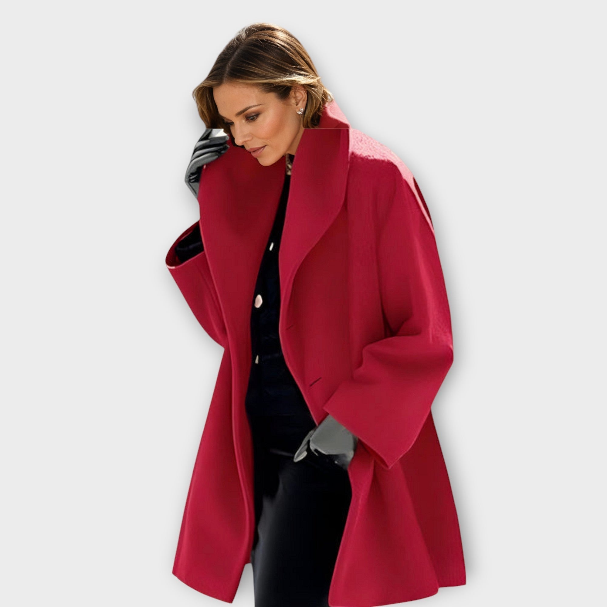 Women's Long Sleeve Winter Coat | Oversized