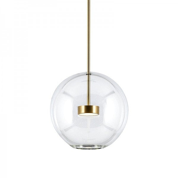 Spherical Pendant Light – Modern Glass Hanging Lamp for Living and Dining Rooms